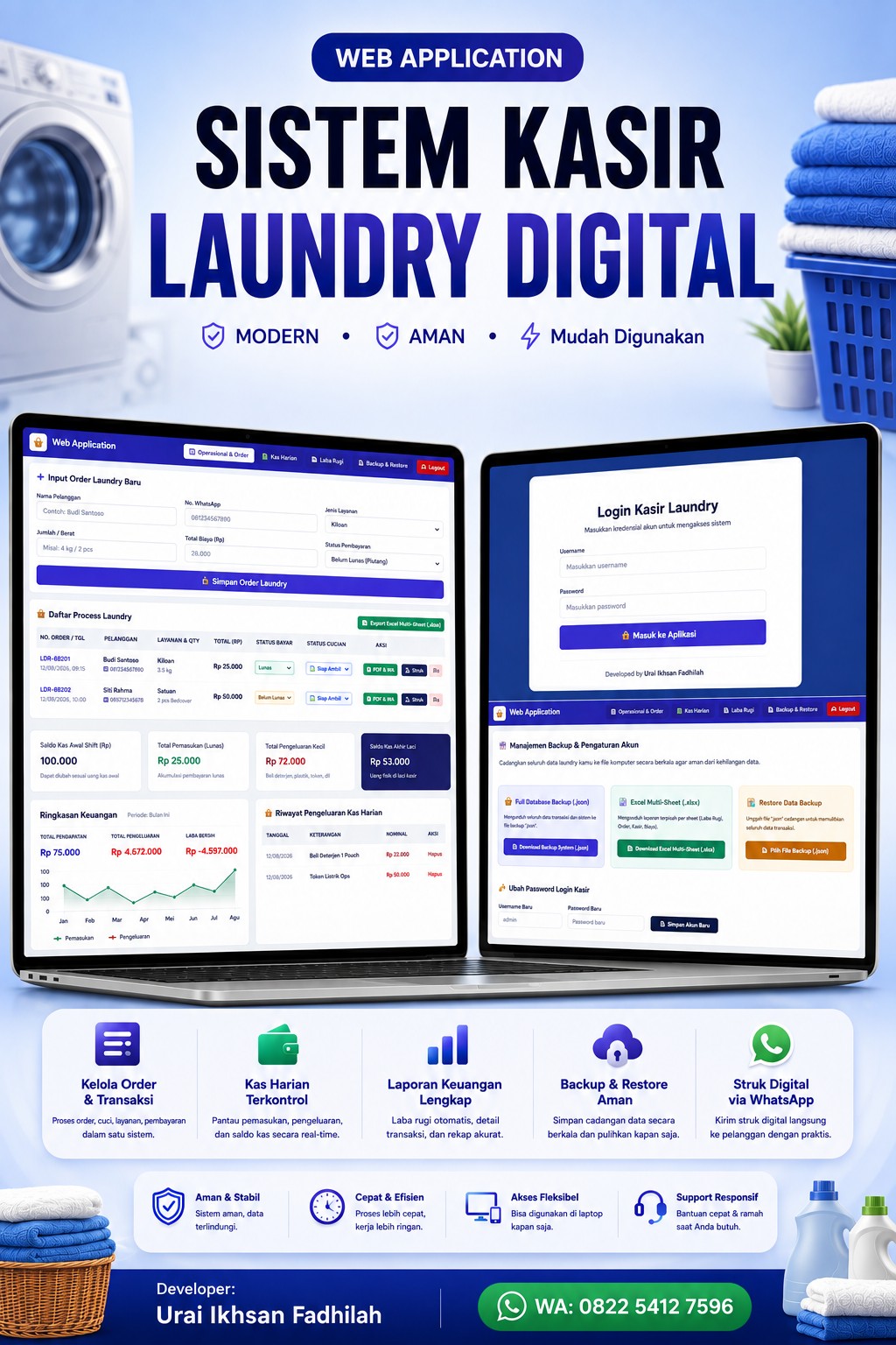 Sistem Kasir Laundry Digital